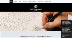 Desktop Screenshot of notaiodemaria.com
