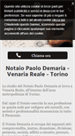 Mobile Screenshot of notaiodemaria.com